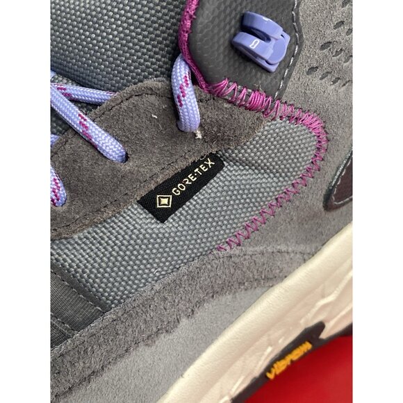 NIB New Balance Women's Fresh Foam Hierro Mid GTX W9 Gray Purple WTHIMCWE-B - Picture 5 of 16